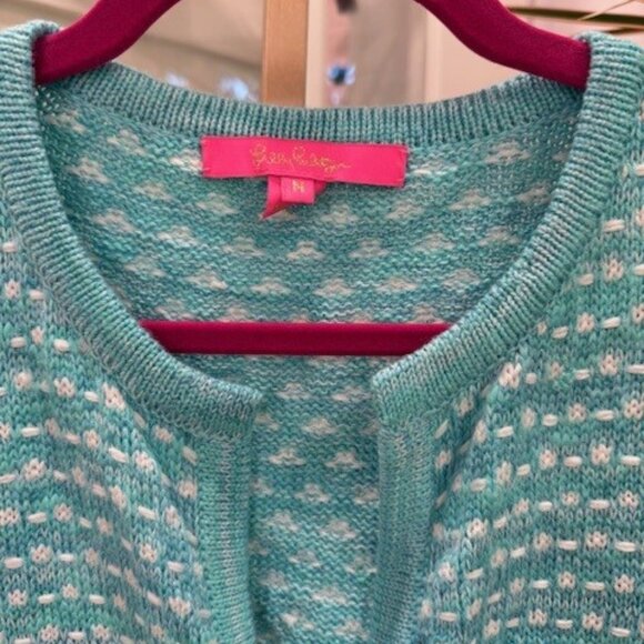 Lilly Pulitzer sweater Jacket - Picture 3 of 6